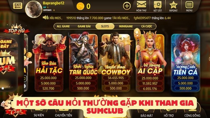Một số câu hỏi thường gặp khi tham gia Sumclub